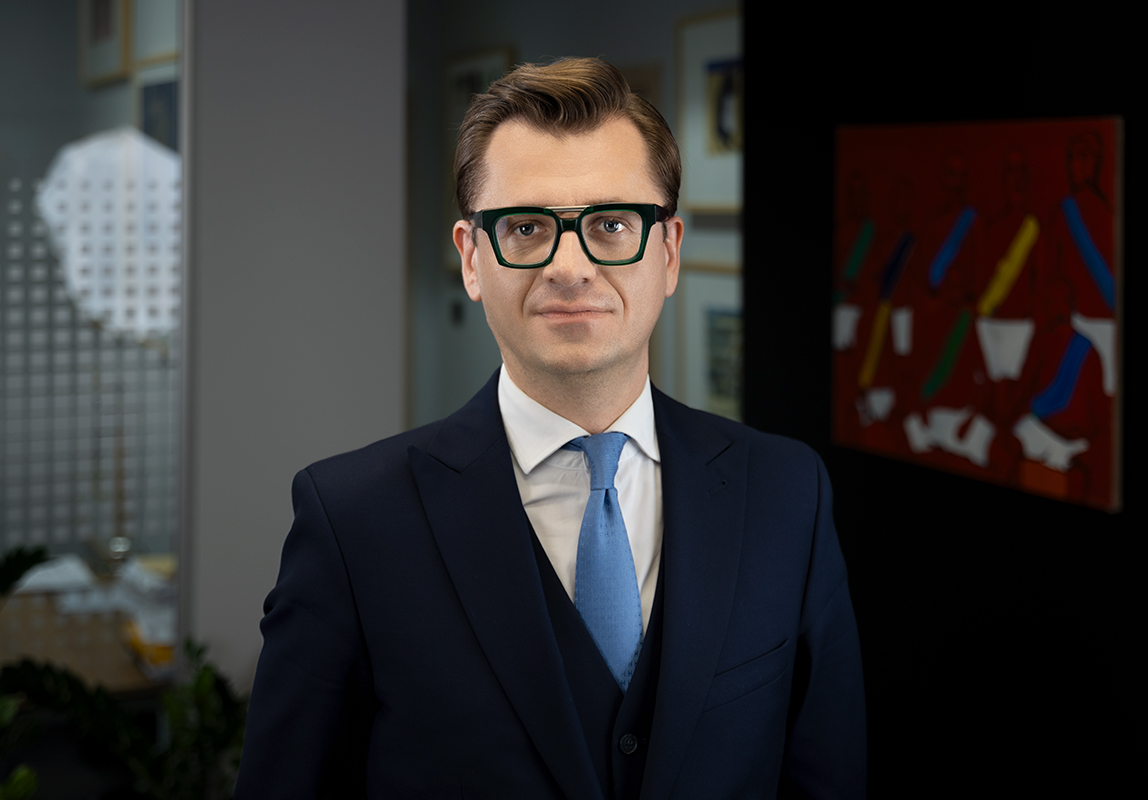 Paweł Wroński — portrait in his office